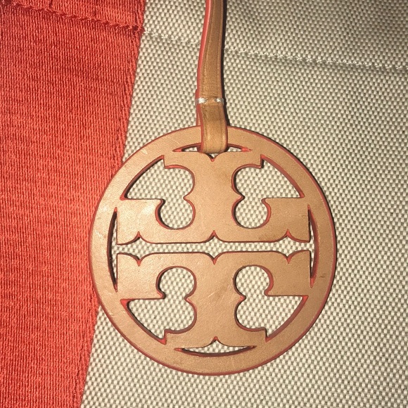 Tory Burch canvas beach bag - Picture 2 of 6